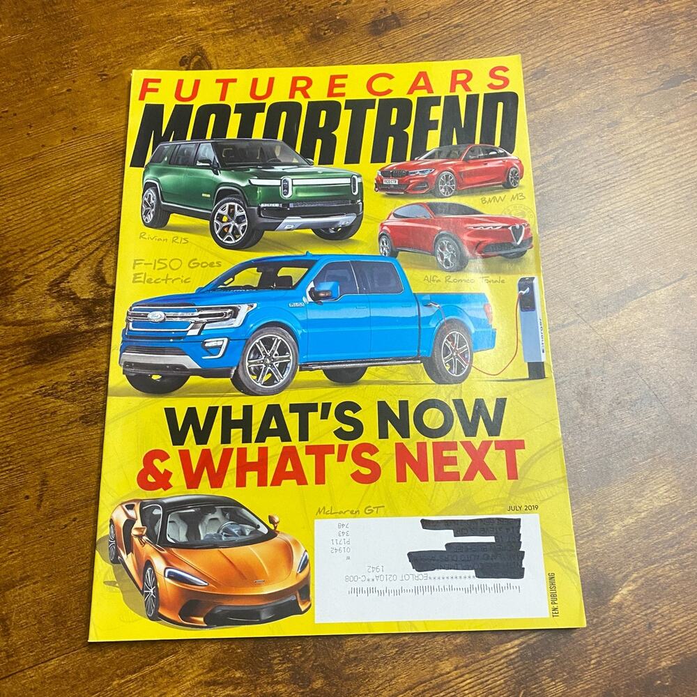 MOTOR TREND MAGAZINE-------JULY 2019